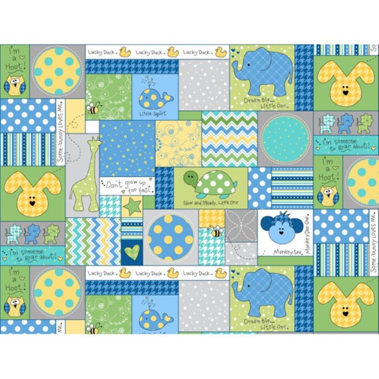 Little One Flannel Too Print Cotton Flannel Fabric by Maywood Studio